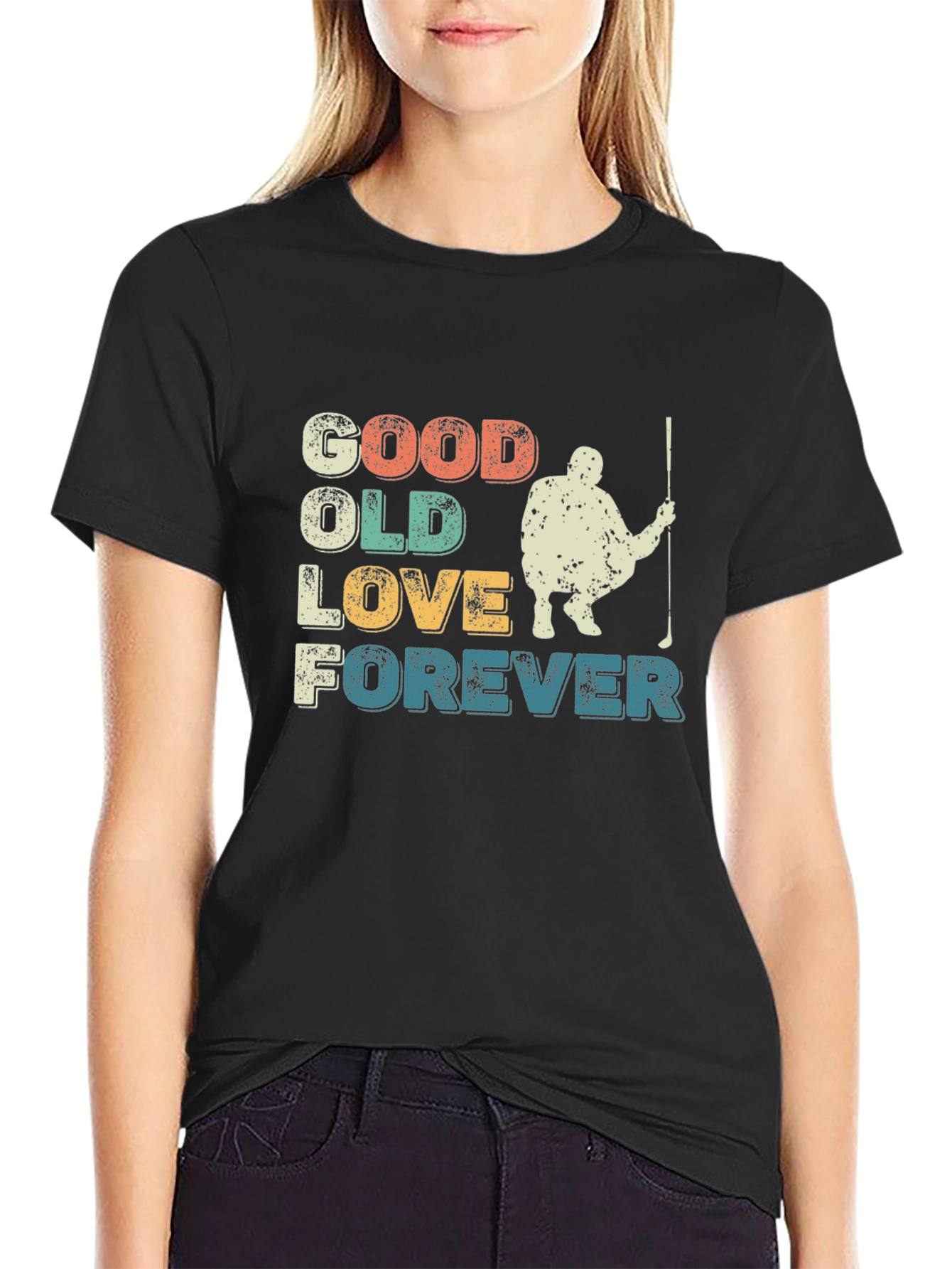 Good Old Love Forever Golf T-Shirt