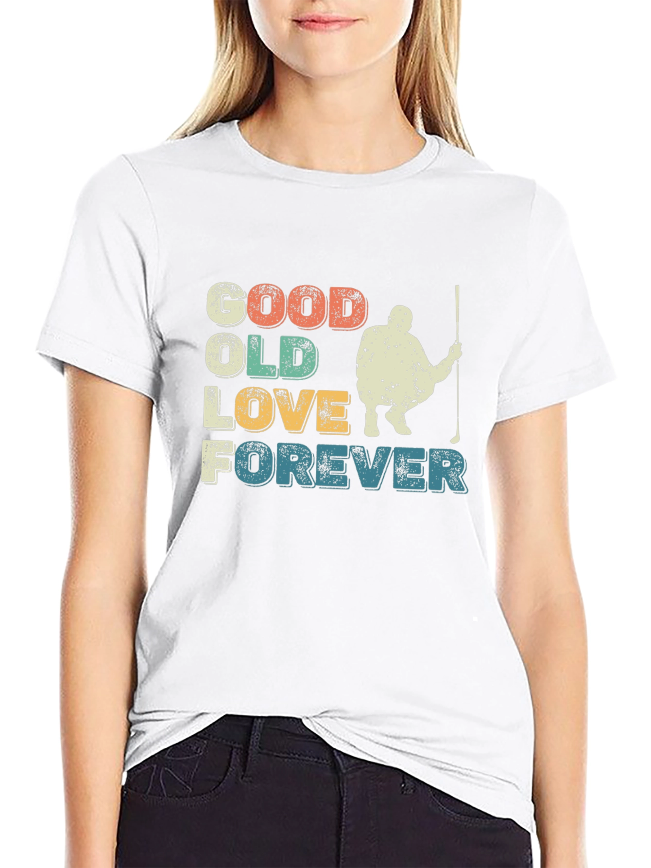 Good Old Love Forever Golf T-Shirt