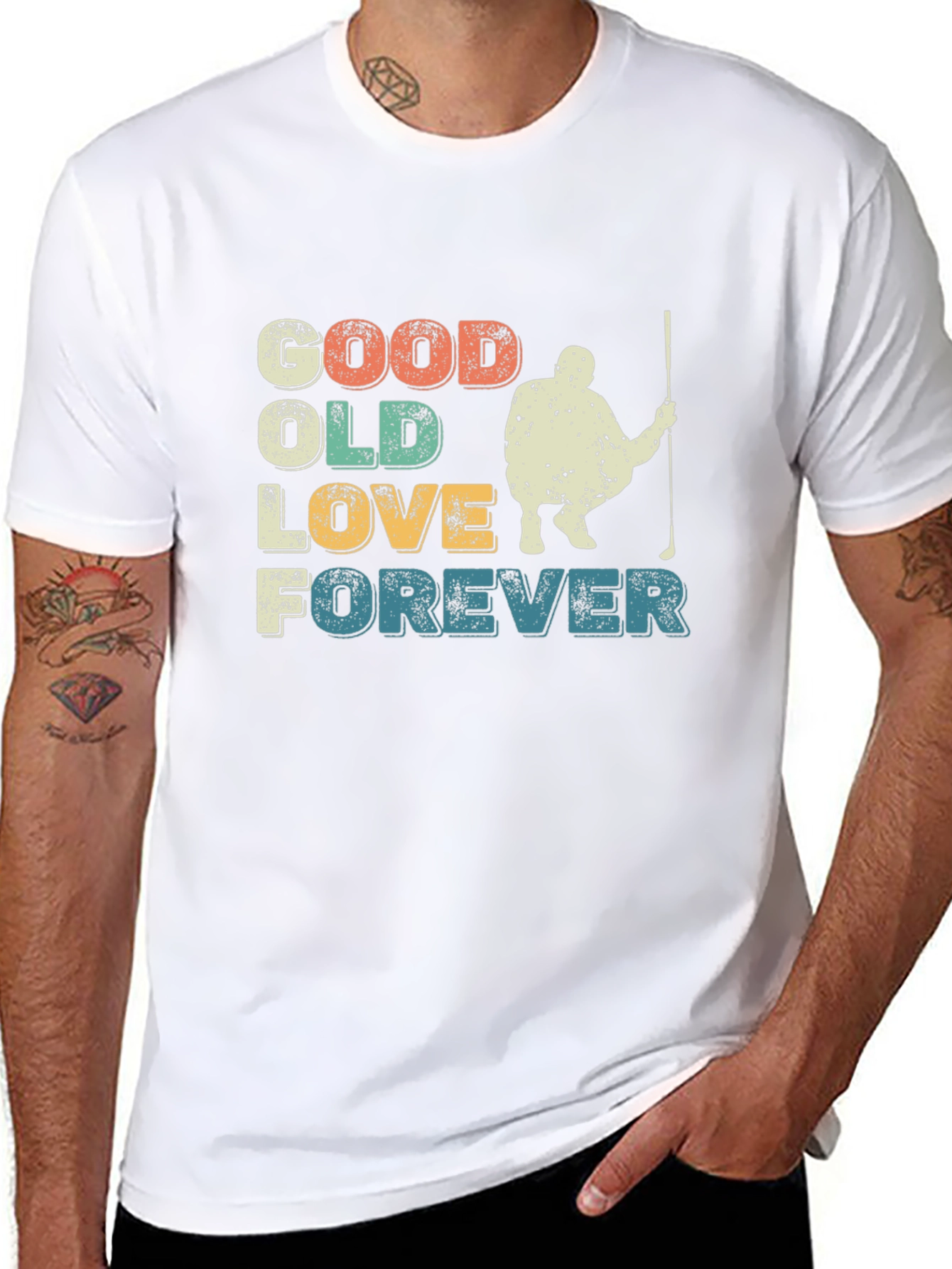 Good Old Love Forever Golf T-Shirt