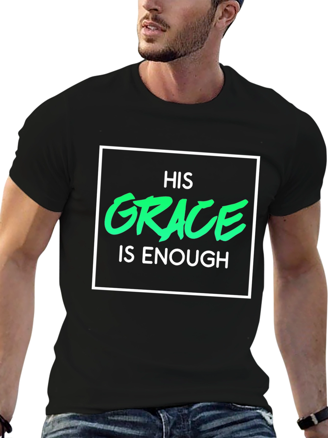 His Grace is Enough T-Shirt - Christian Apparel