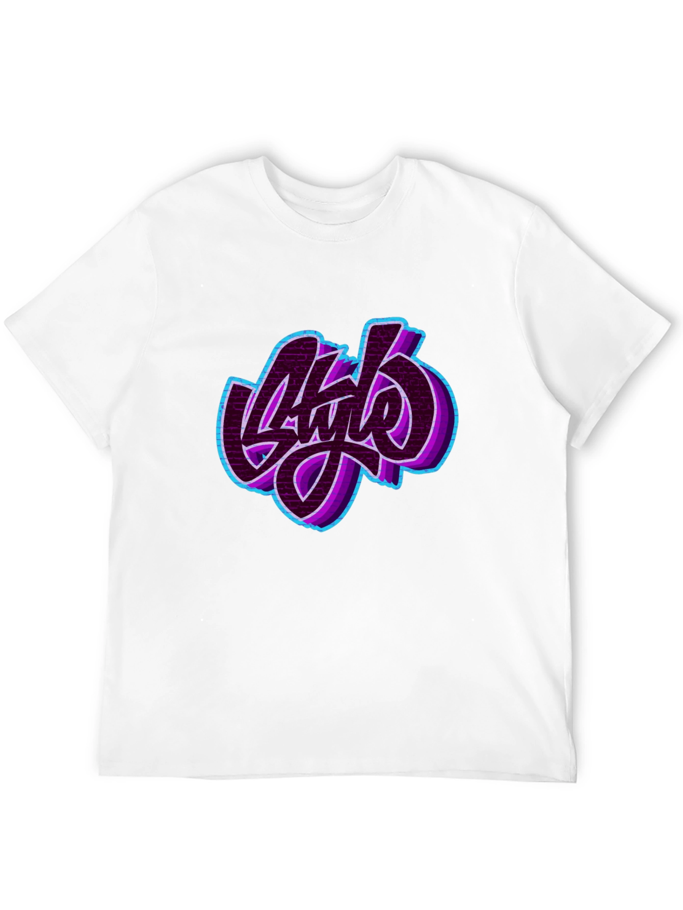 Stylish Graphic Print Black T-Shirt