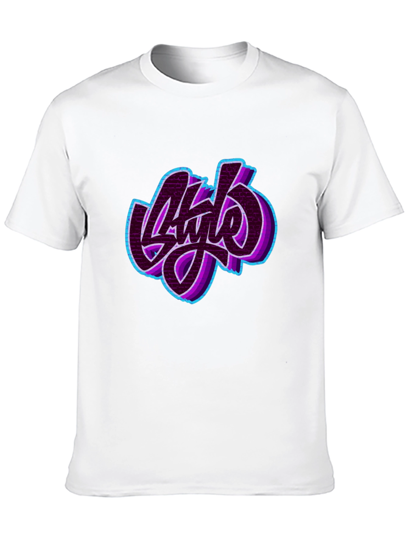 Stylish Graphic Print Black T-Shirt