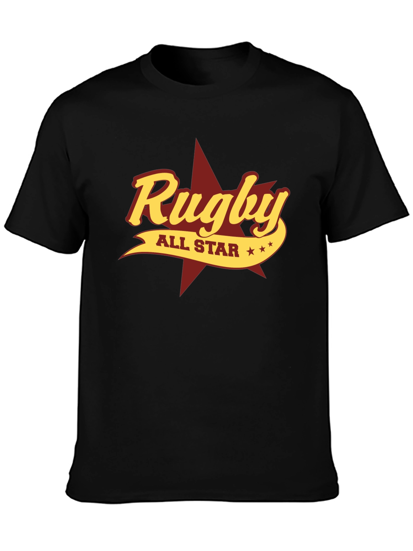 Rugby All Star Graphic Tee - Stylish Cotton T-Shirt