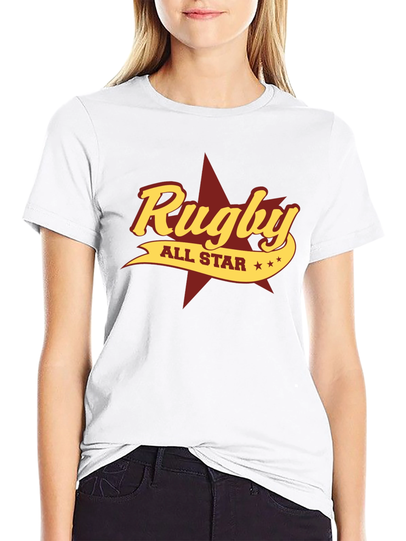 Rugby All Star Graphic Tee - Stylish Cotton T-Shirt