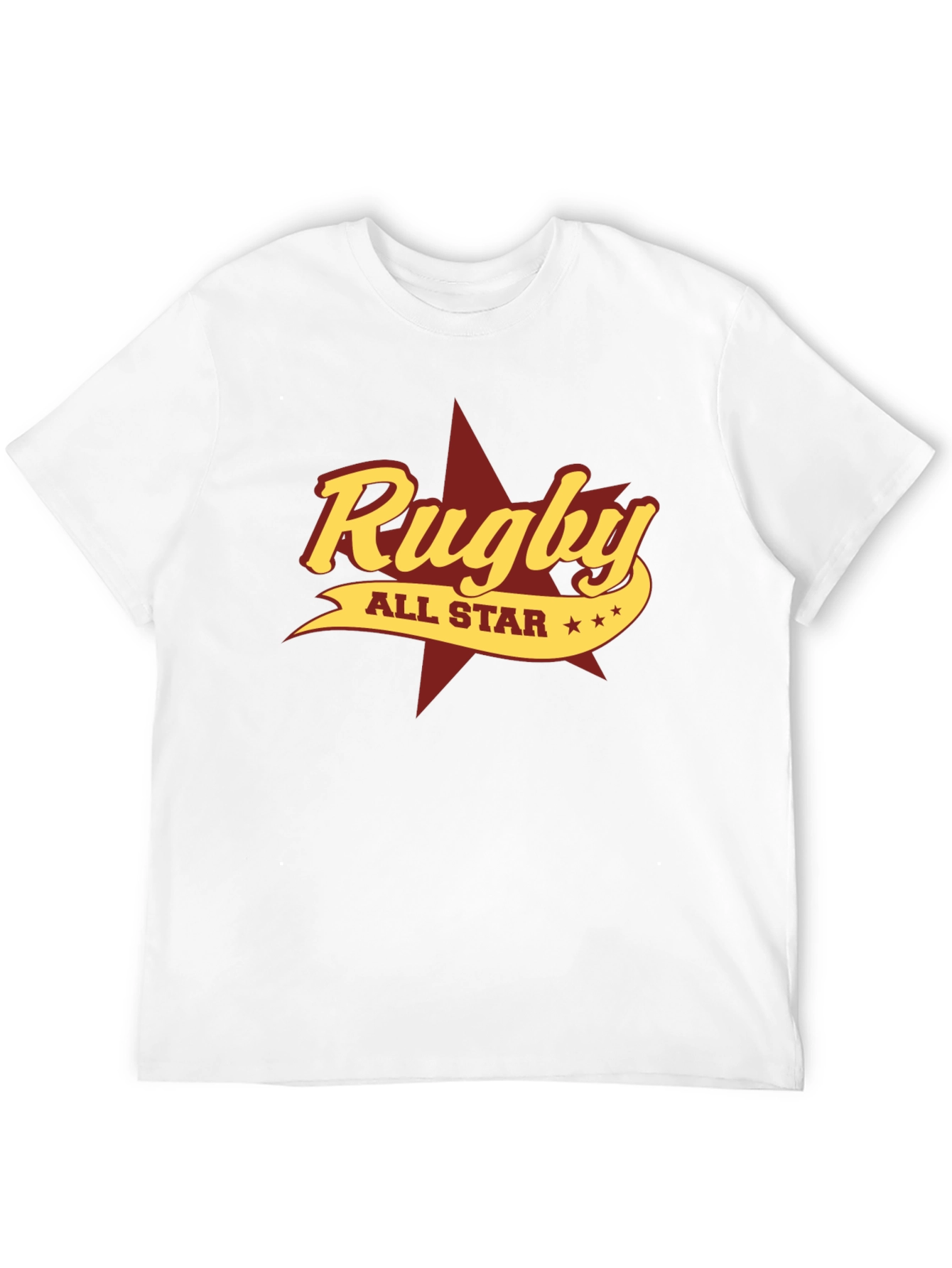 Rugby All Star Graphic Tee - Stylish Cotton T-Shirt