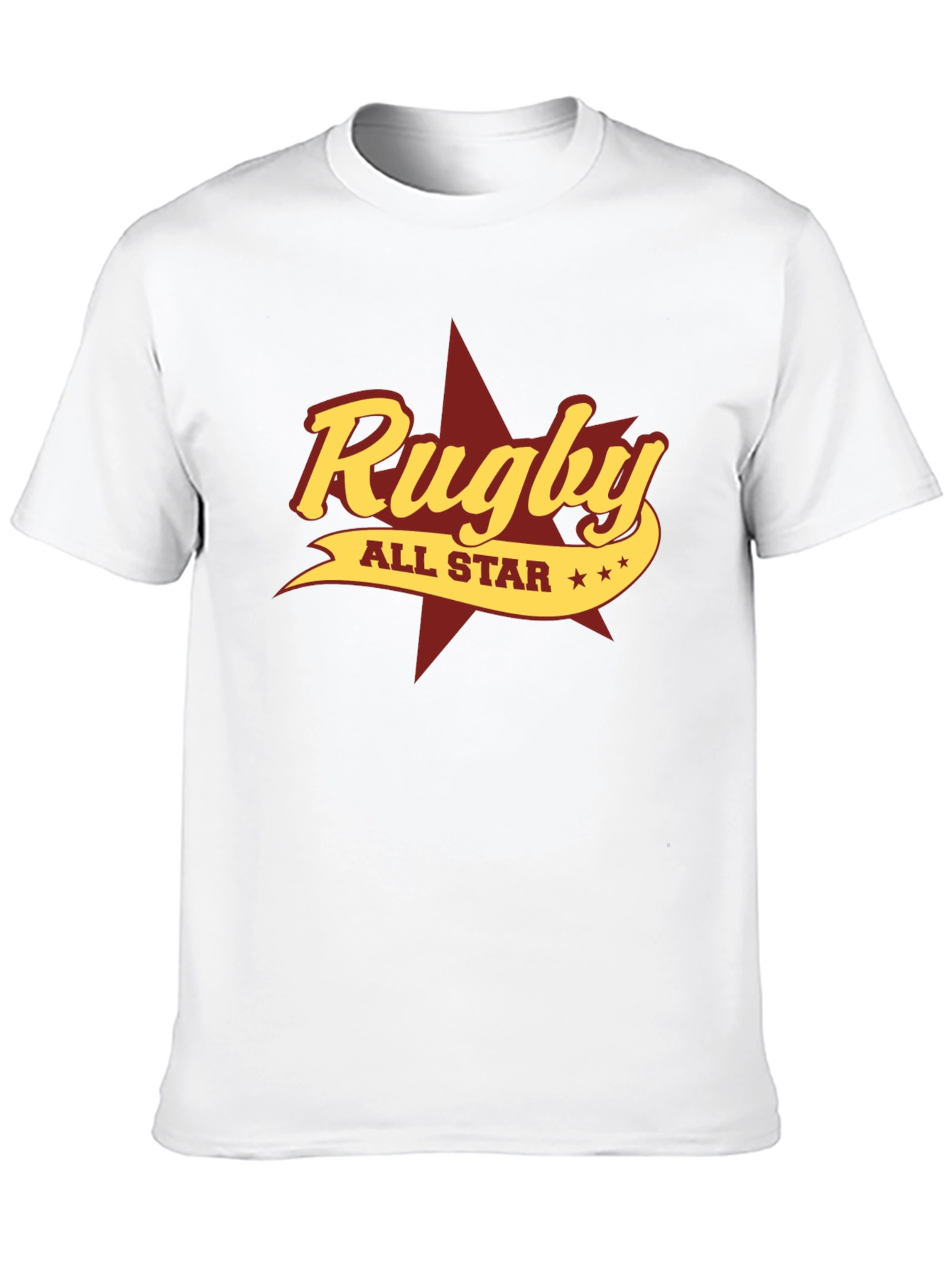 Rugby All Star Graphic Tee - Stylish Cotton T-Shirt