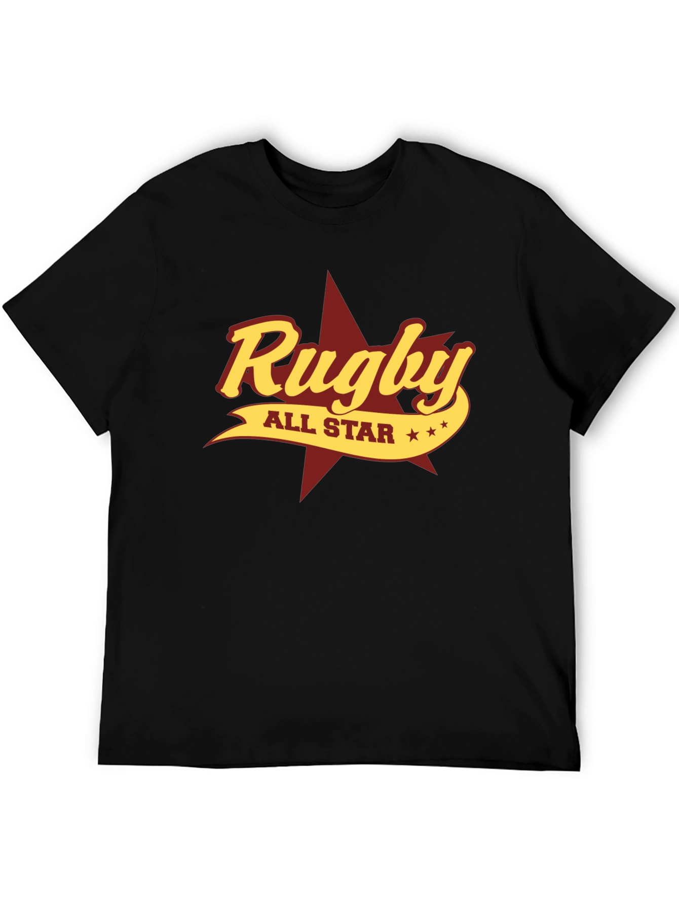 Rugby All Star Graphic Tee - Stylish Cotton T-Shirt