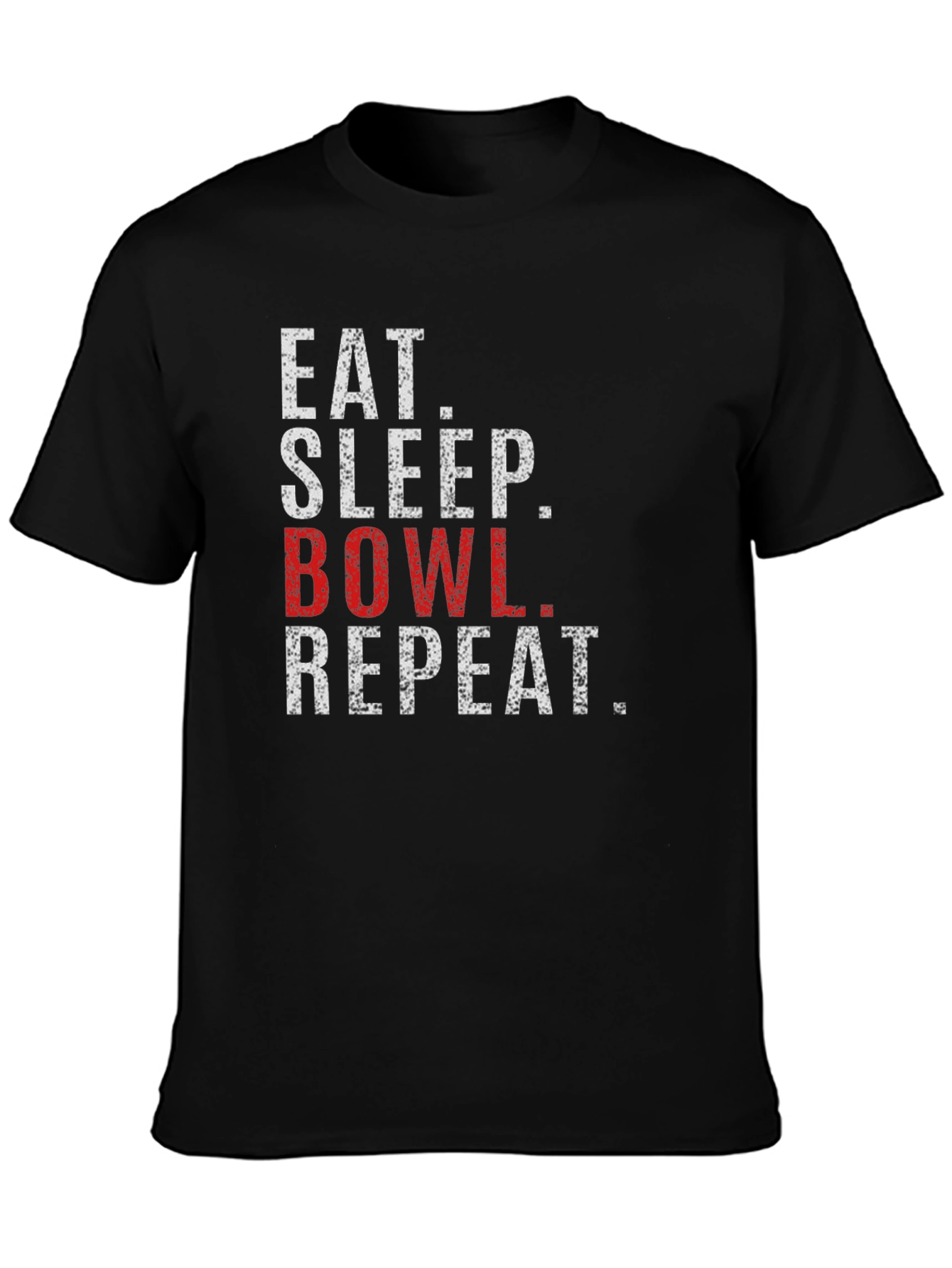 Eat Sleep Bowl Repeat Graphic T-Shirt