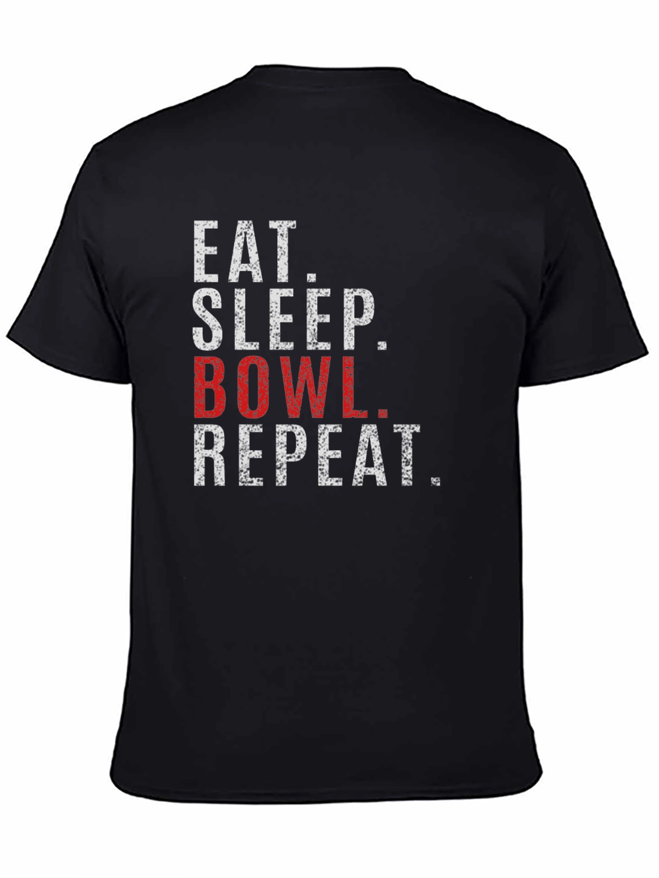 Eat Sleep Bowl Repeat Graphic T-Shirt