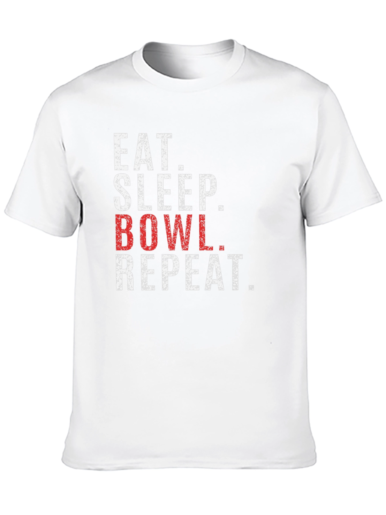 Eat Sleep Bowl Repeat Graphic T-Shirt