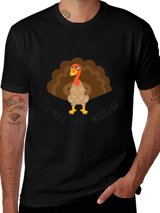 Turkey with Attitude Graphic T-Shirt
