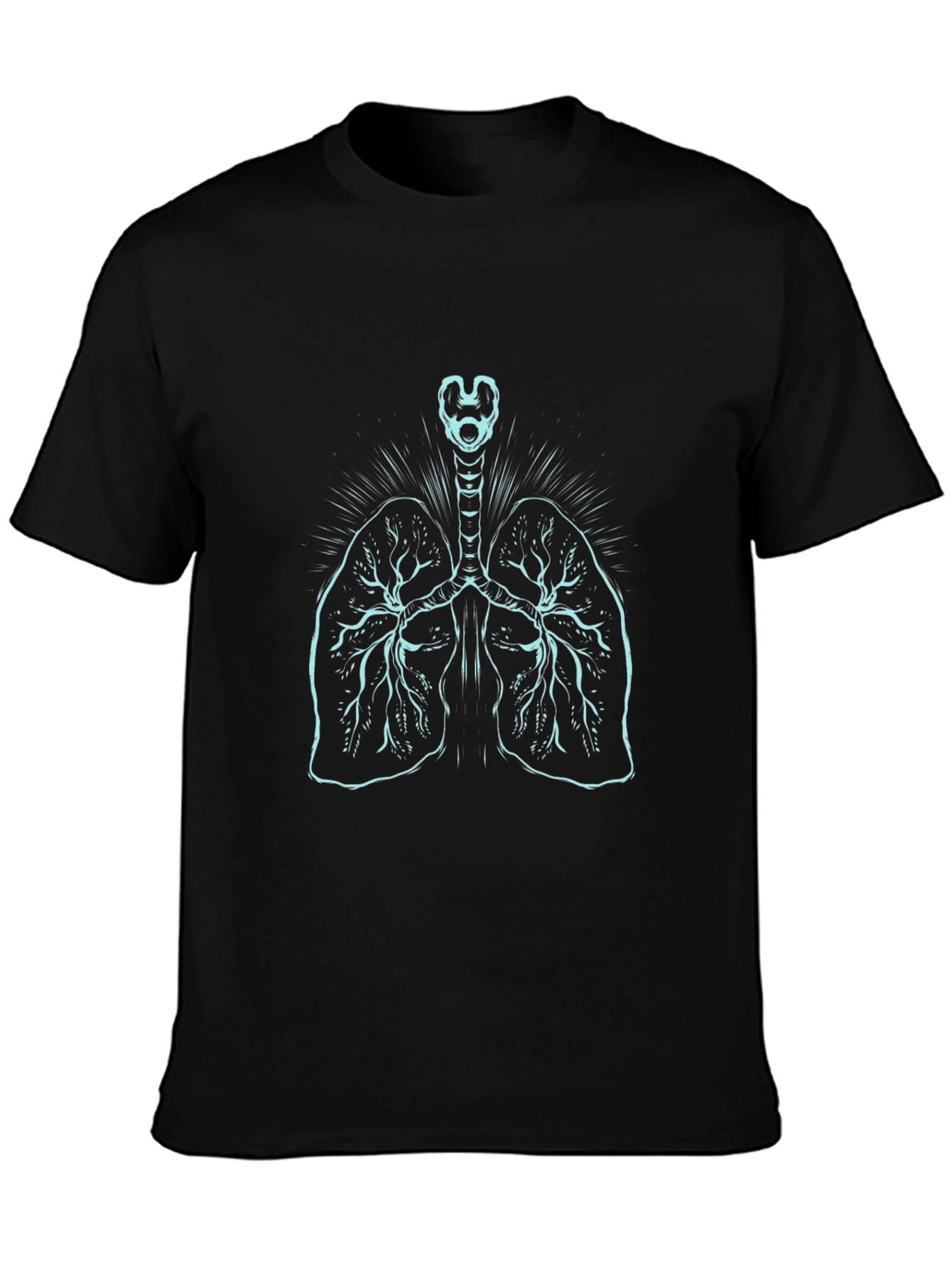 Anatomical Lungs Graphic Tee - Classic Fit