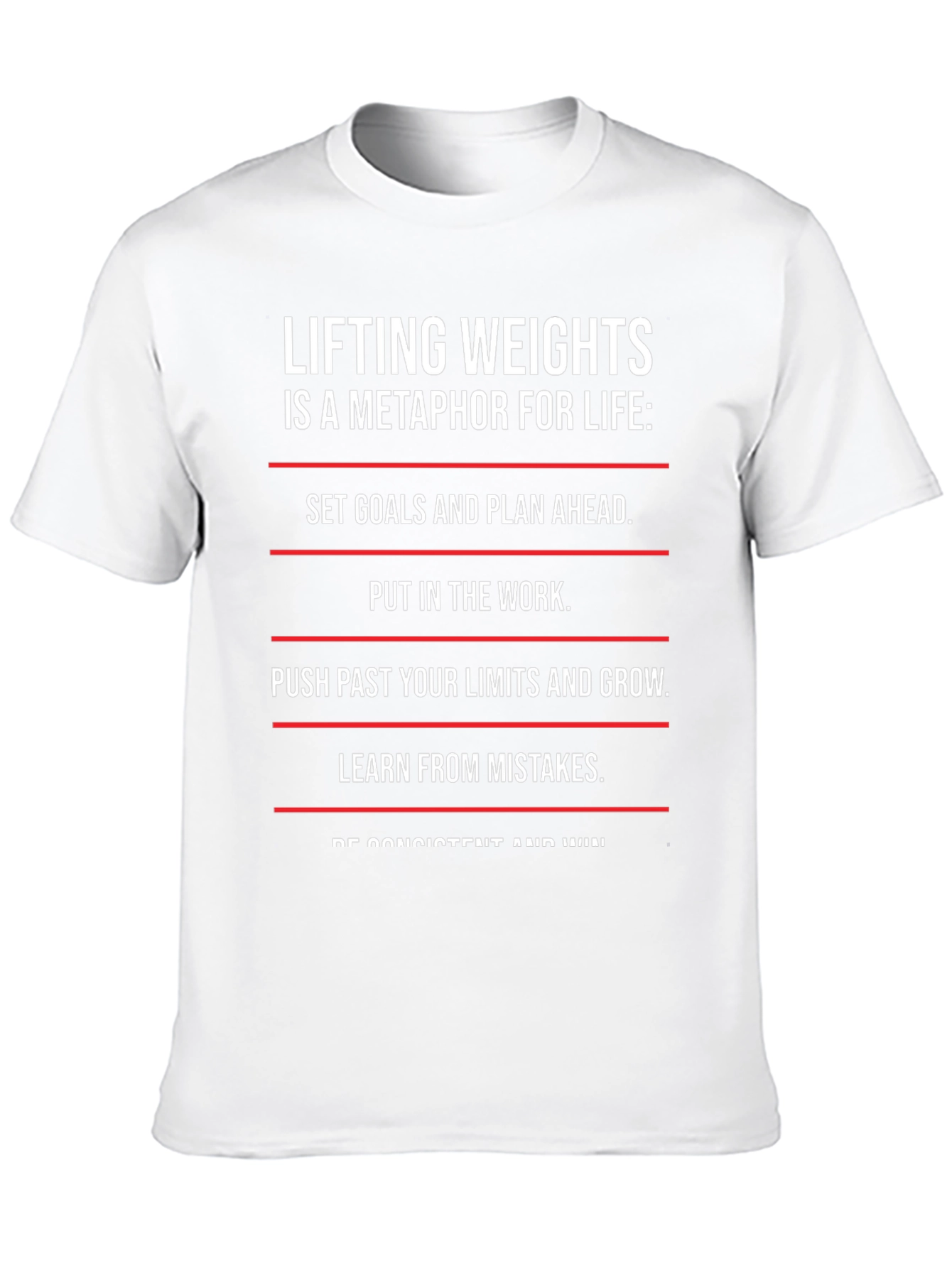 Lifting Weights Metaphor T-Shirt