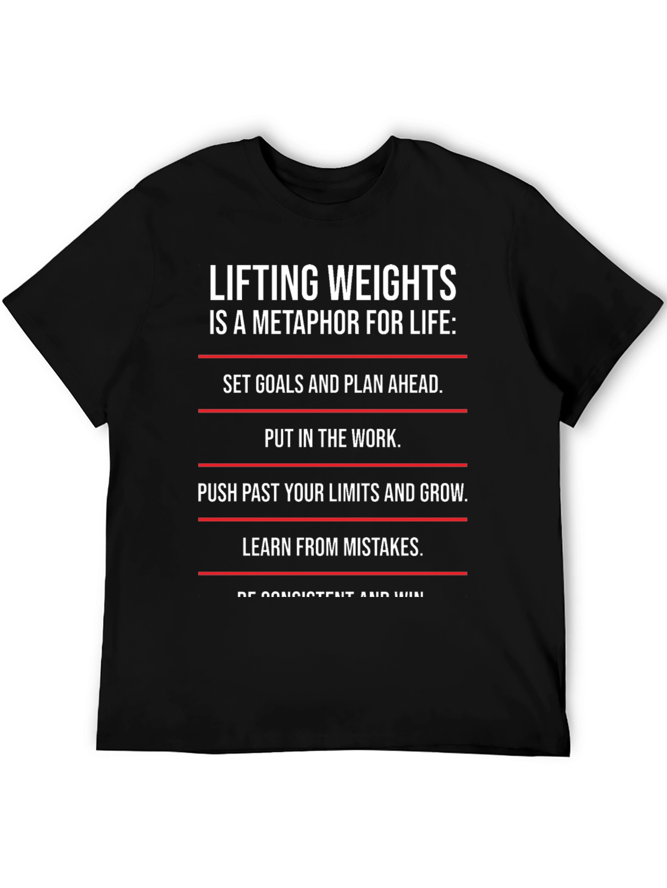 Lifting Weights Metaphor T-Shirt