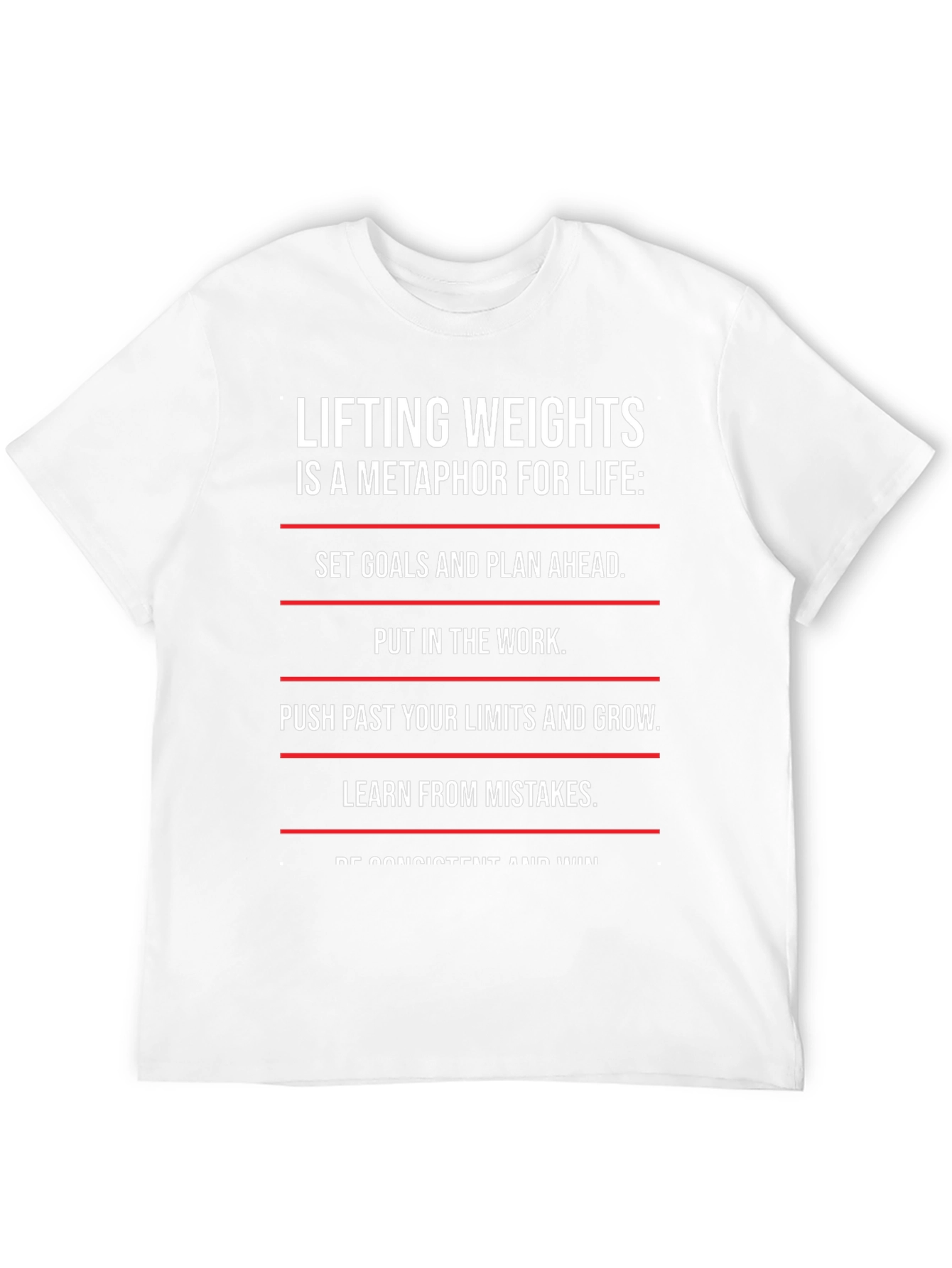 Lifting Weights Metaphor T-Shirt