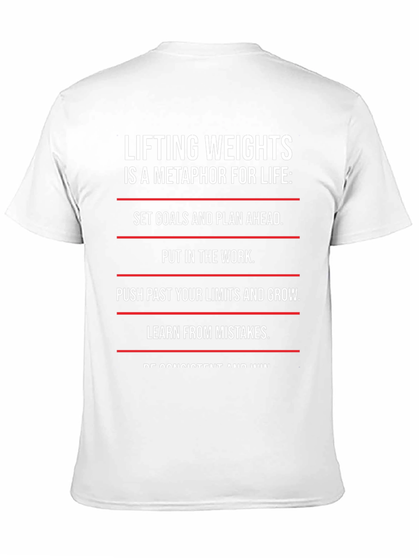 Lifting Weights Metaphor T-Shirt