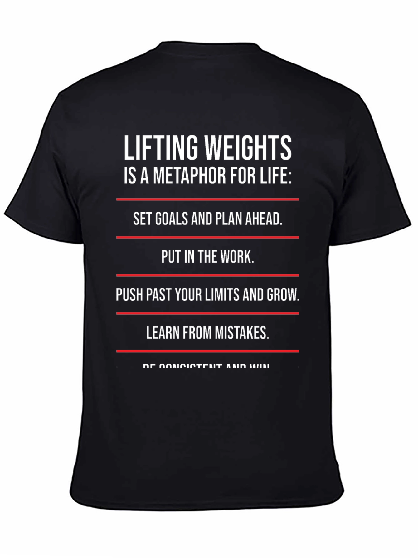 Lifting Weights Metaphor T-Shirt