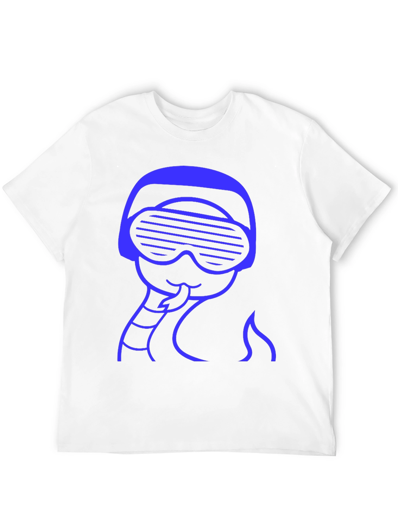 Retro Snake Tee - Black Crew Neck