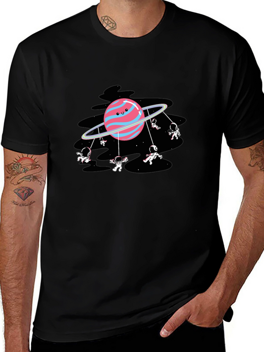Astronauts on Planet Merry-Go-Round T-Shirt
