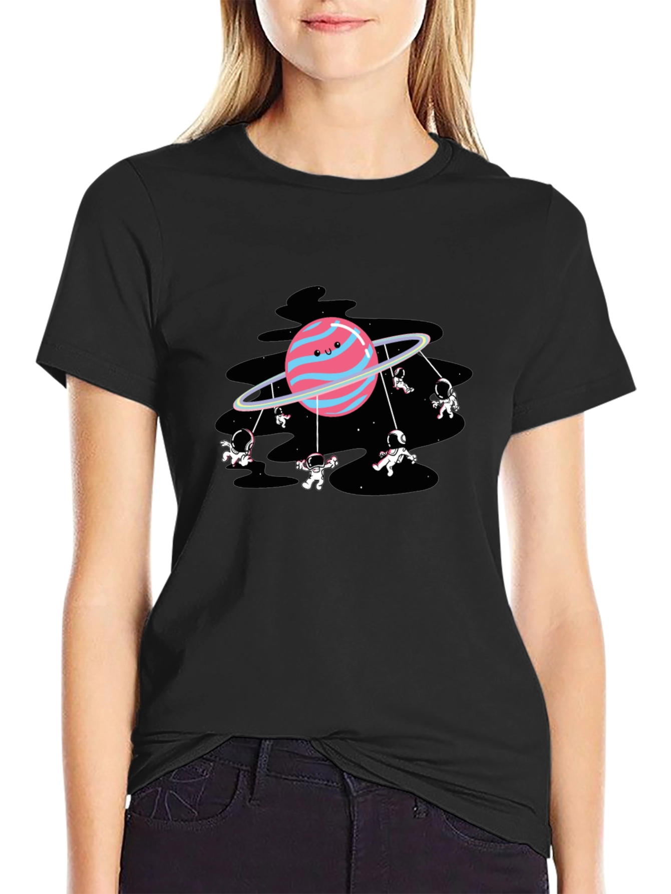 Astronauts on Planet Merry-Go-Round T-Shirt