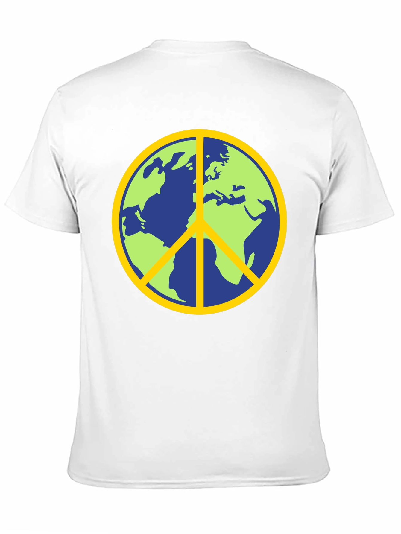 Earth Peace Sign Graphic T-Shirt
