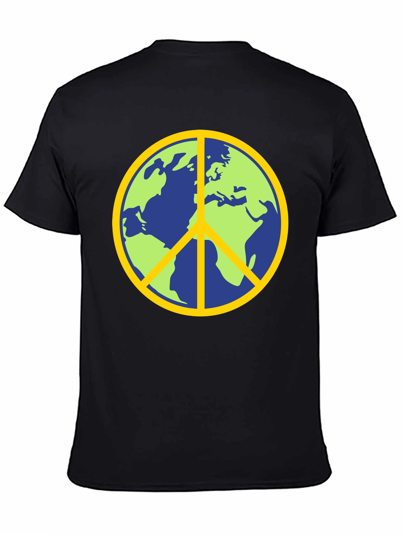 Earth Peace Sign Graphic T-Shirt