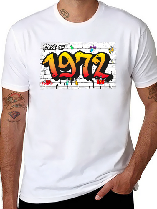 Best of 1972 Graphic T-Shirt - Classic Birthday Tee