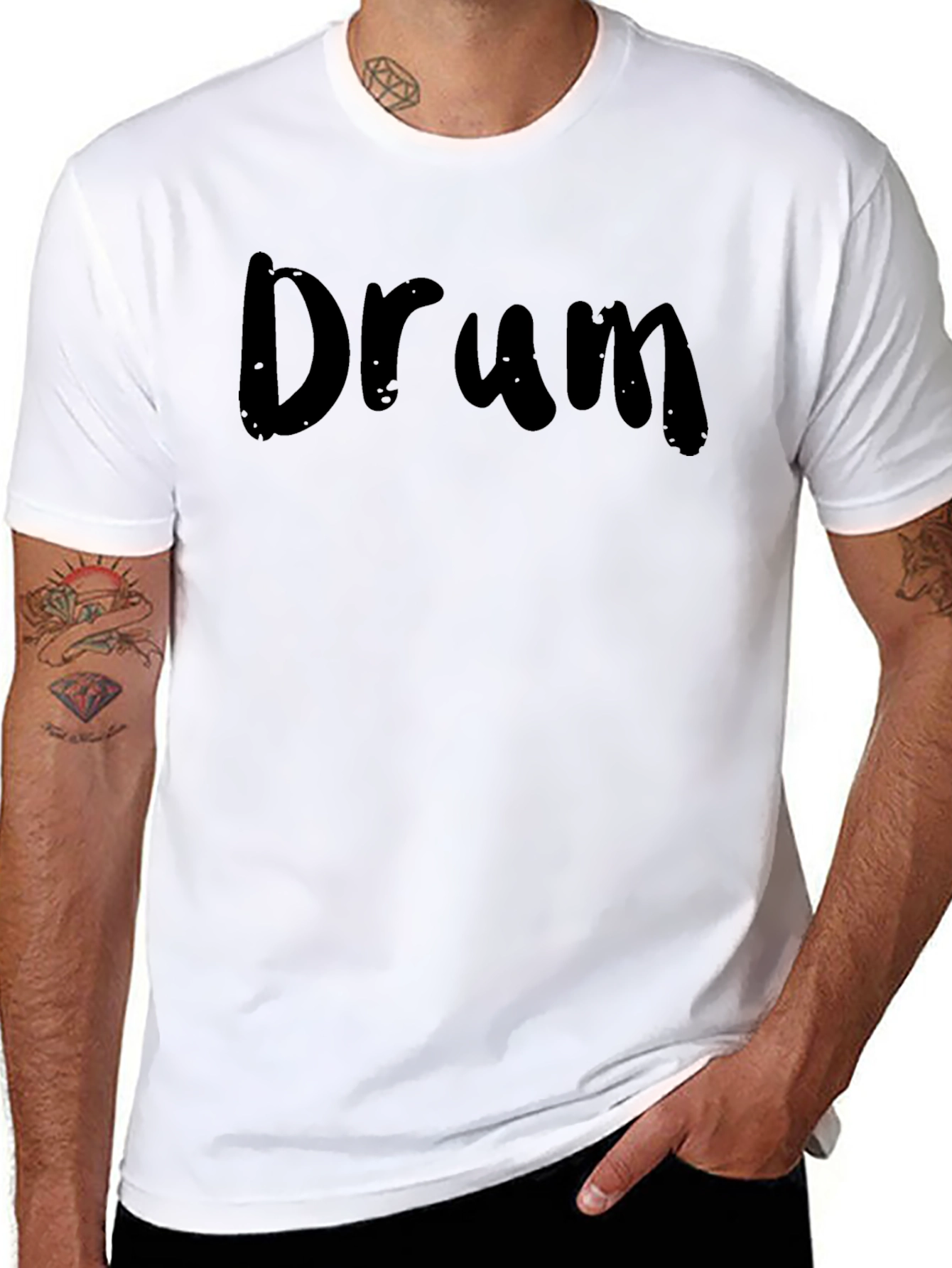 Drum T-Shirt - Casual Comfort