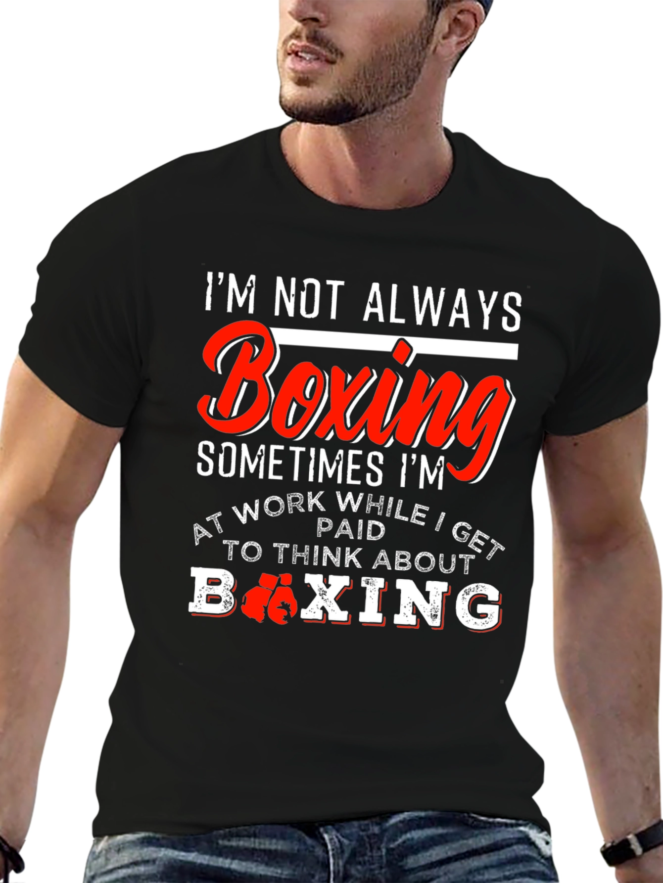 Boxing Enthusiast Graphic T-Shirt