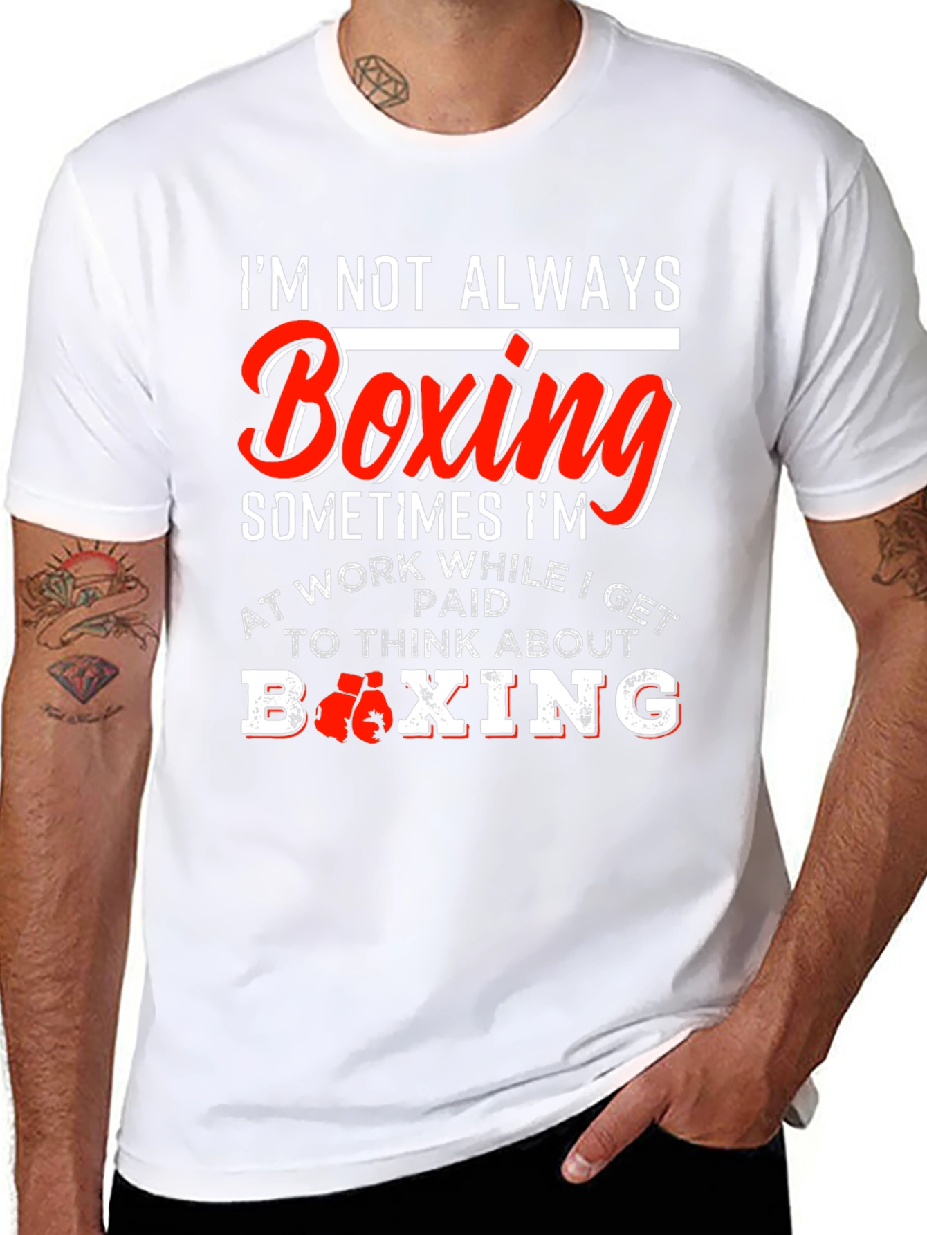 Boxing Enthusiast Graphic T-Shirt