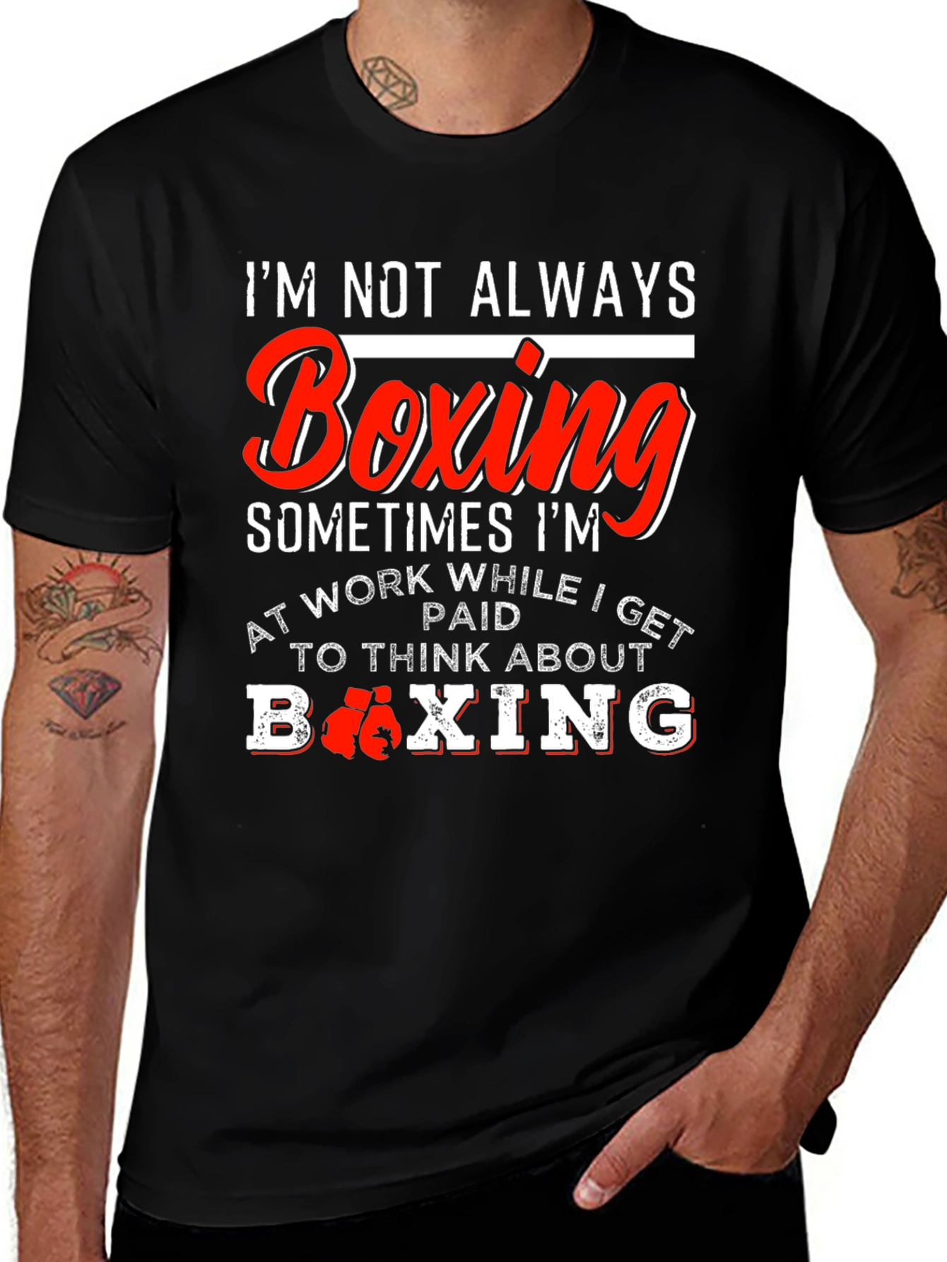 Boxing Enthusiast Graphic T-Shirt