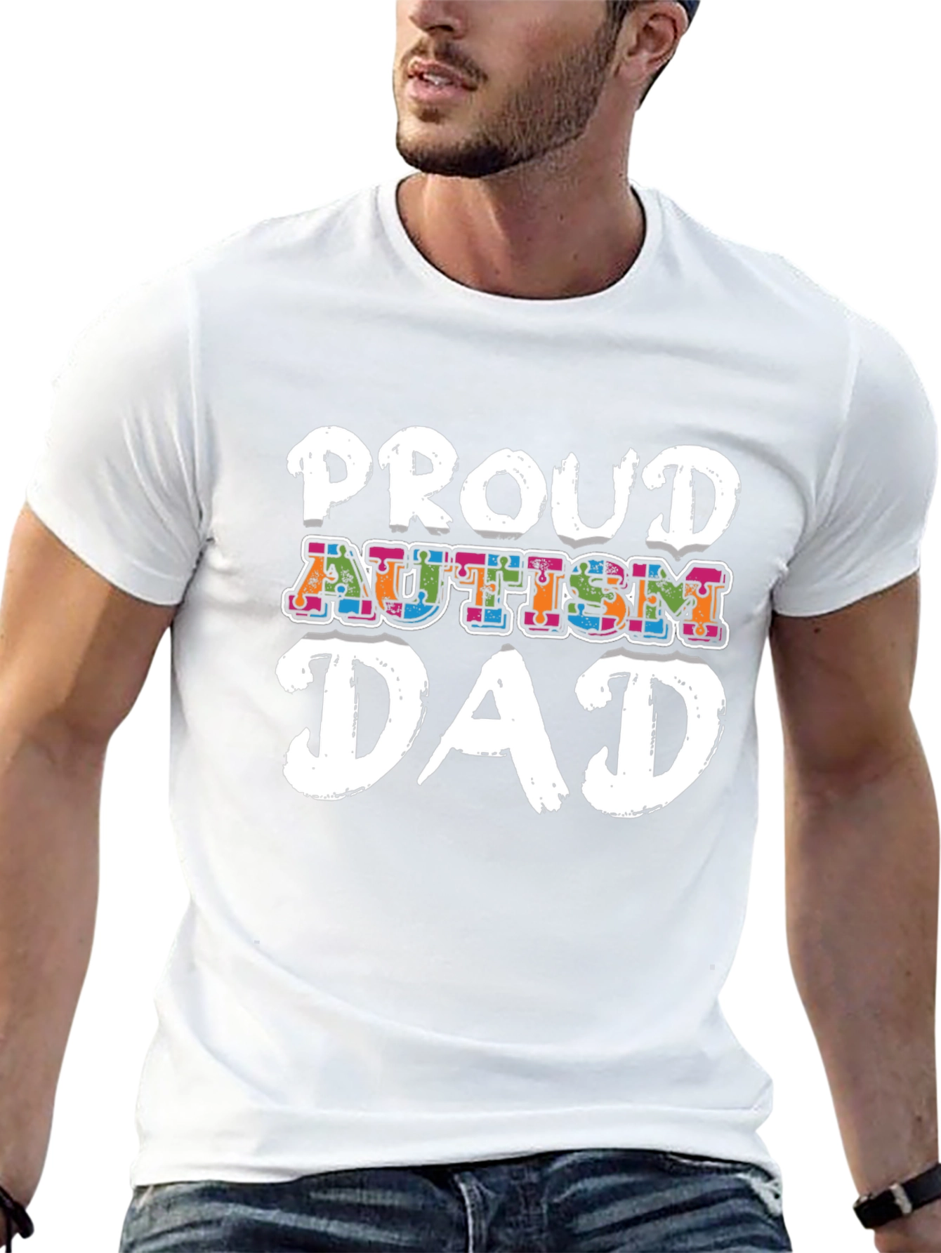 Proud Autism Dad T-Shirt