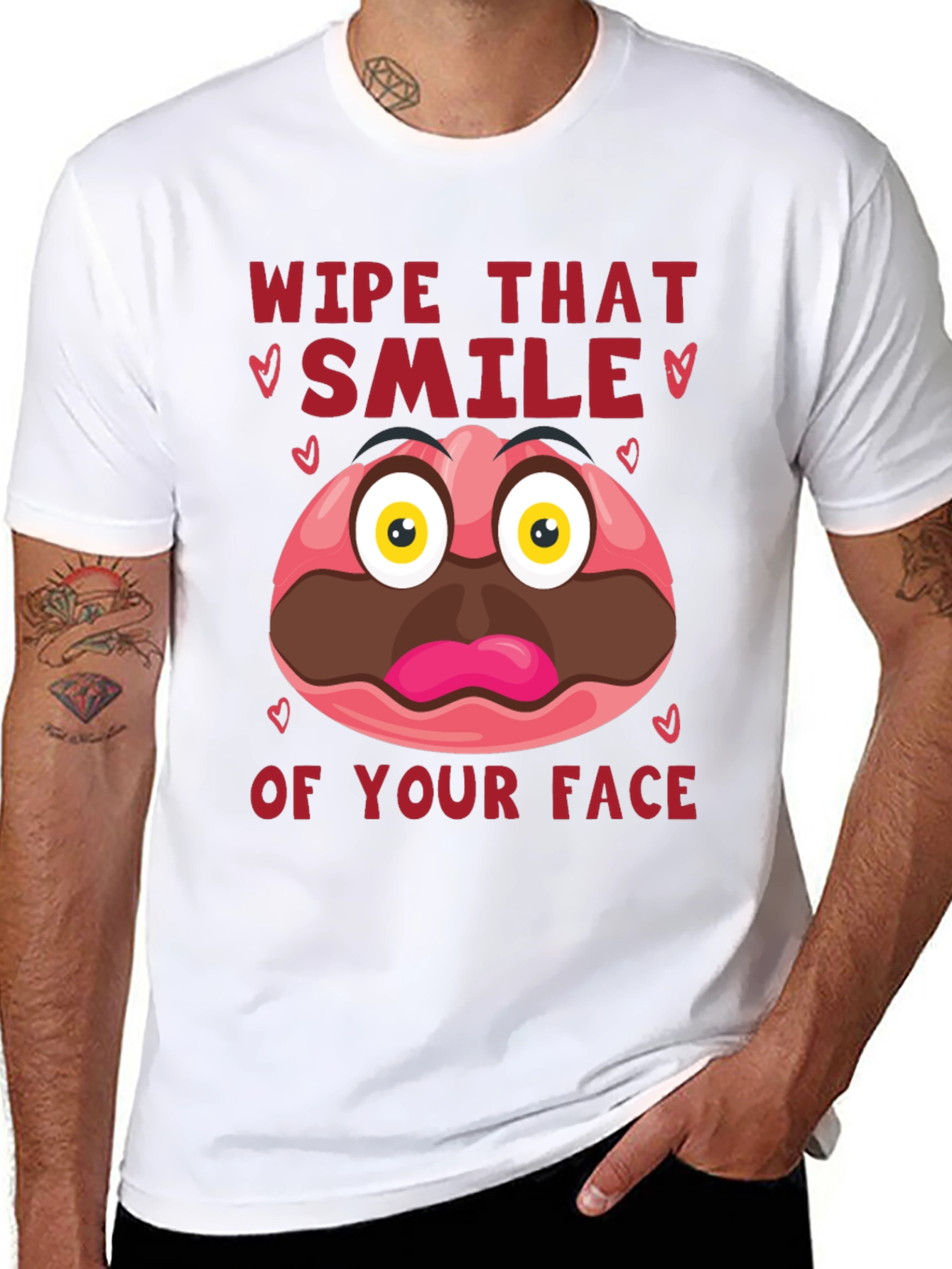 Wipe That Smile Graphic Tee