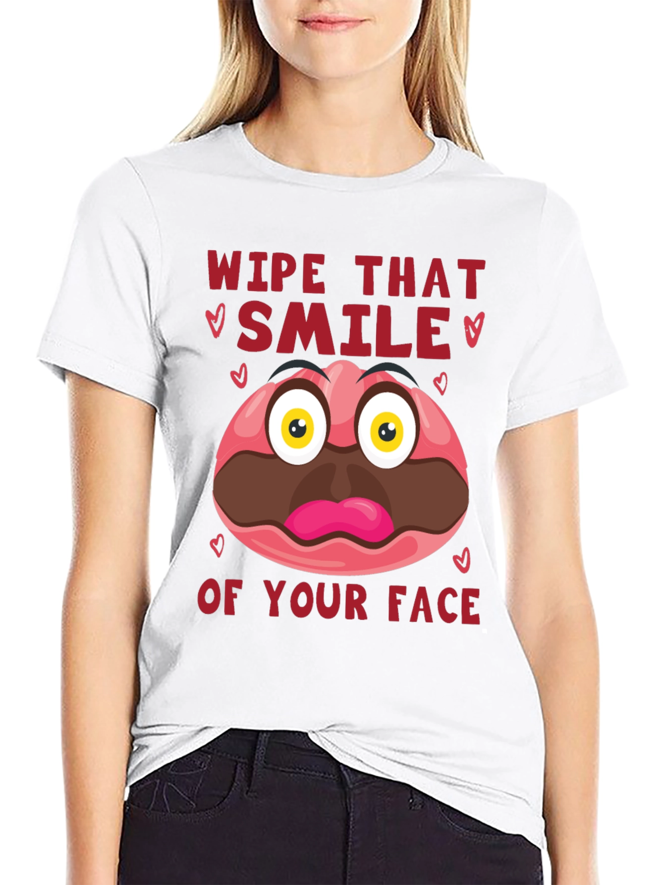 Wipe That Smile Graphic Tee