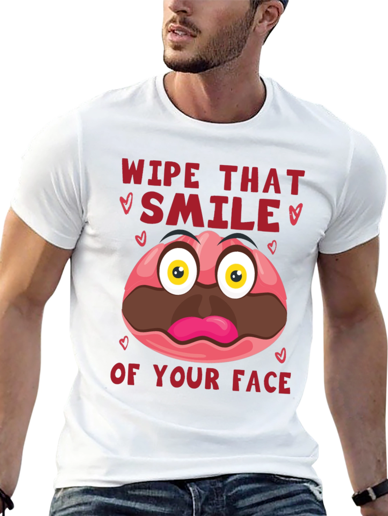 Wipe That Smile Graphic Tee