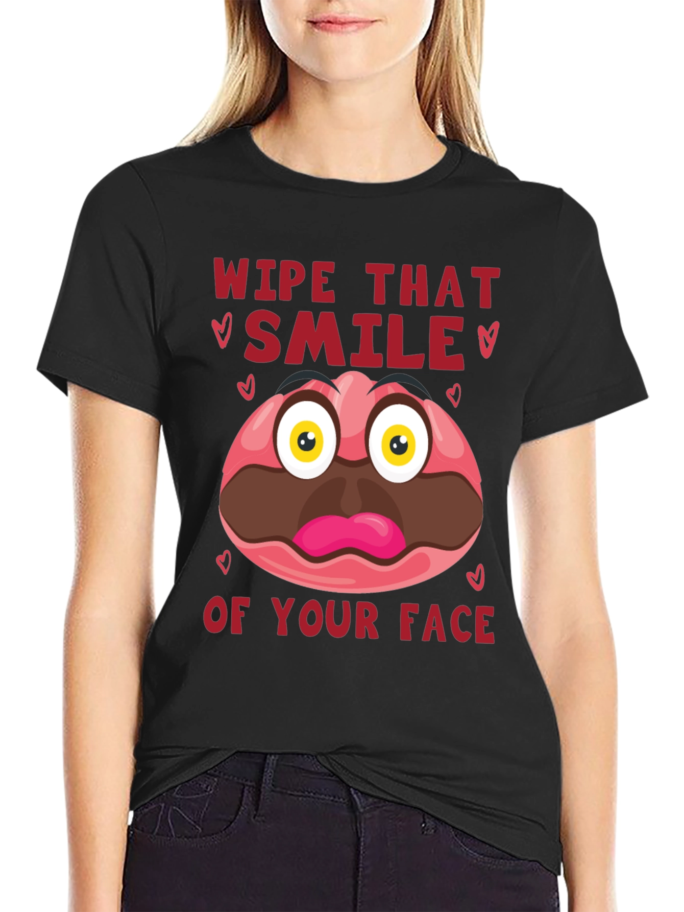 Wipe That Smile Graphic Tee