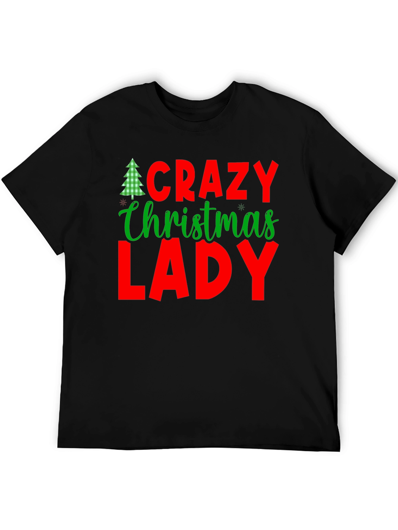 Crazy Christmas Lady T-Shirt