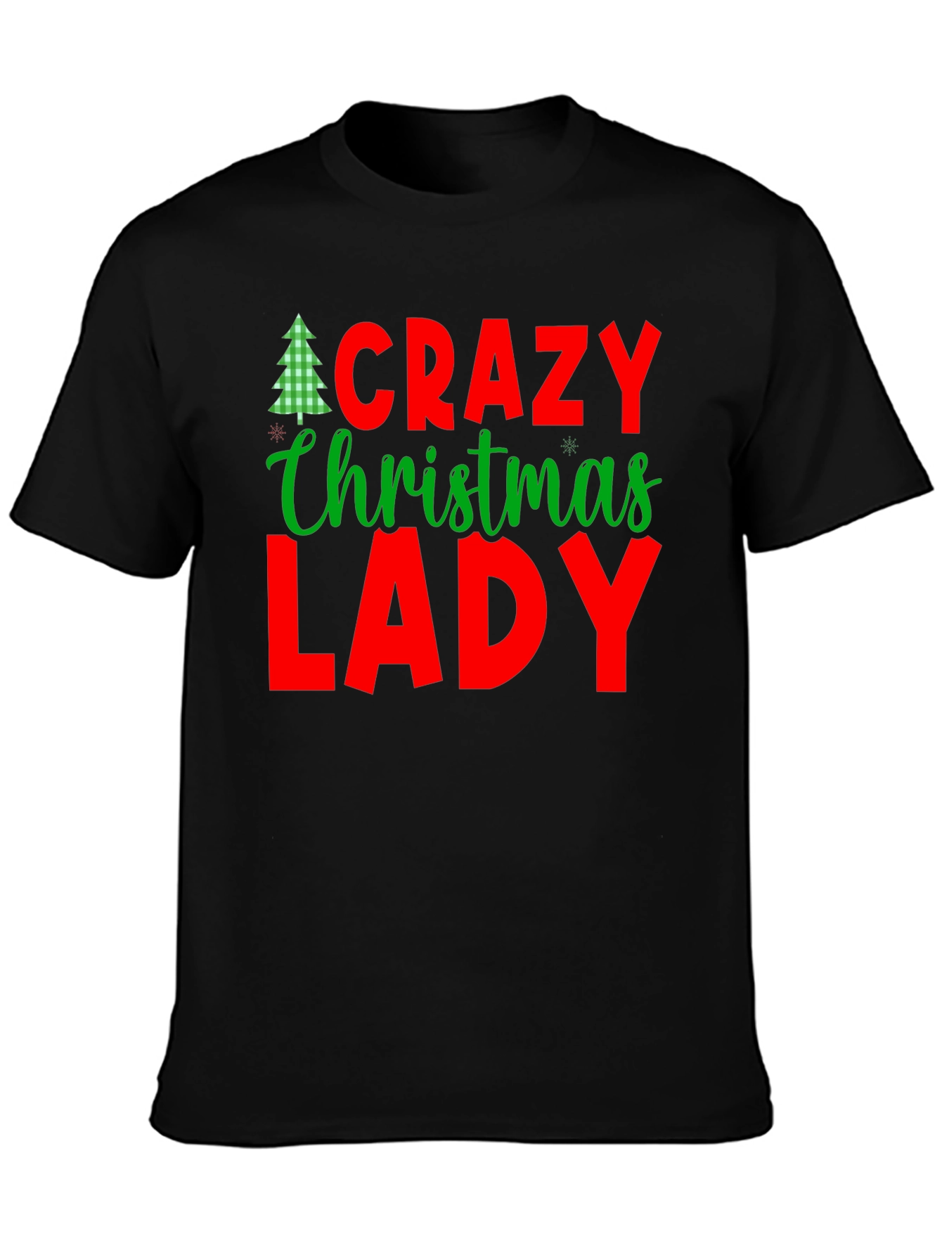 Crazy Christmas Lady T-Shirt