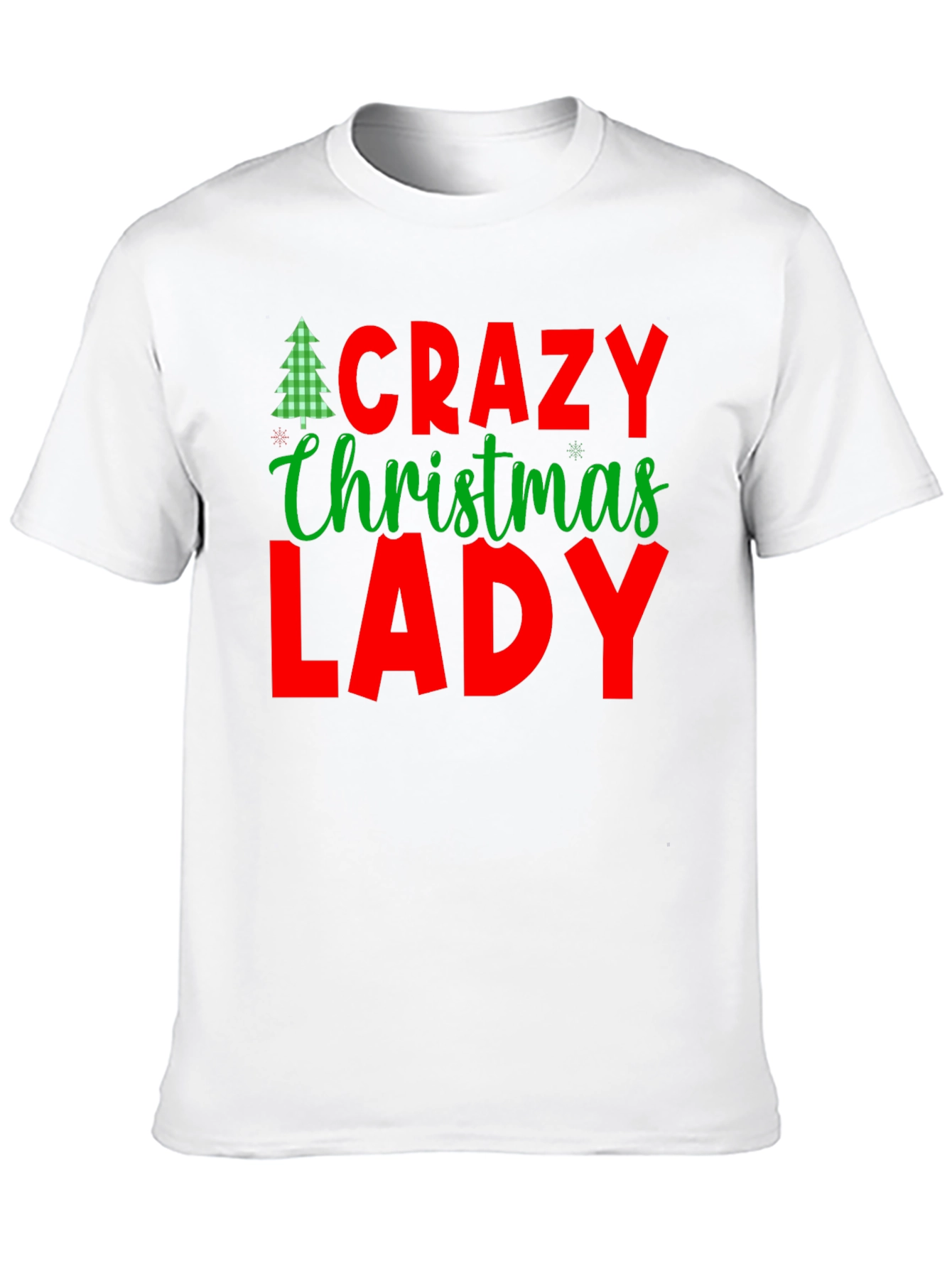 Crazy Christmas Lady T-Shirt