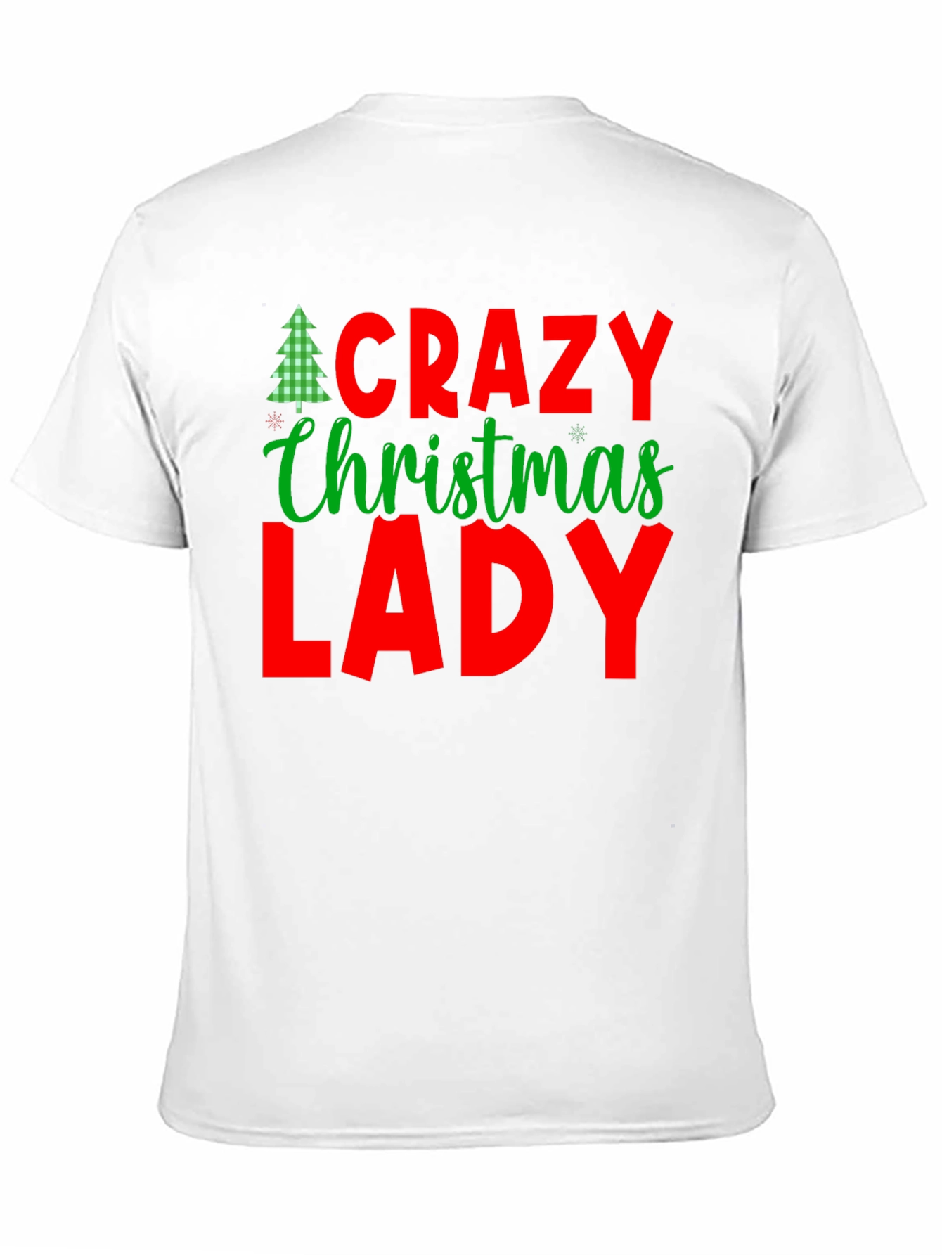 Crazy Christmas Lady T-Shirt