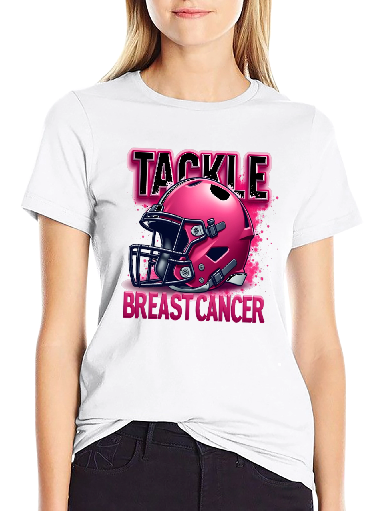 Tackle Breast Cancer T-Shirt