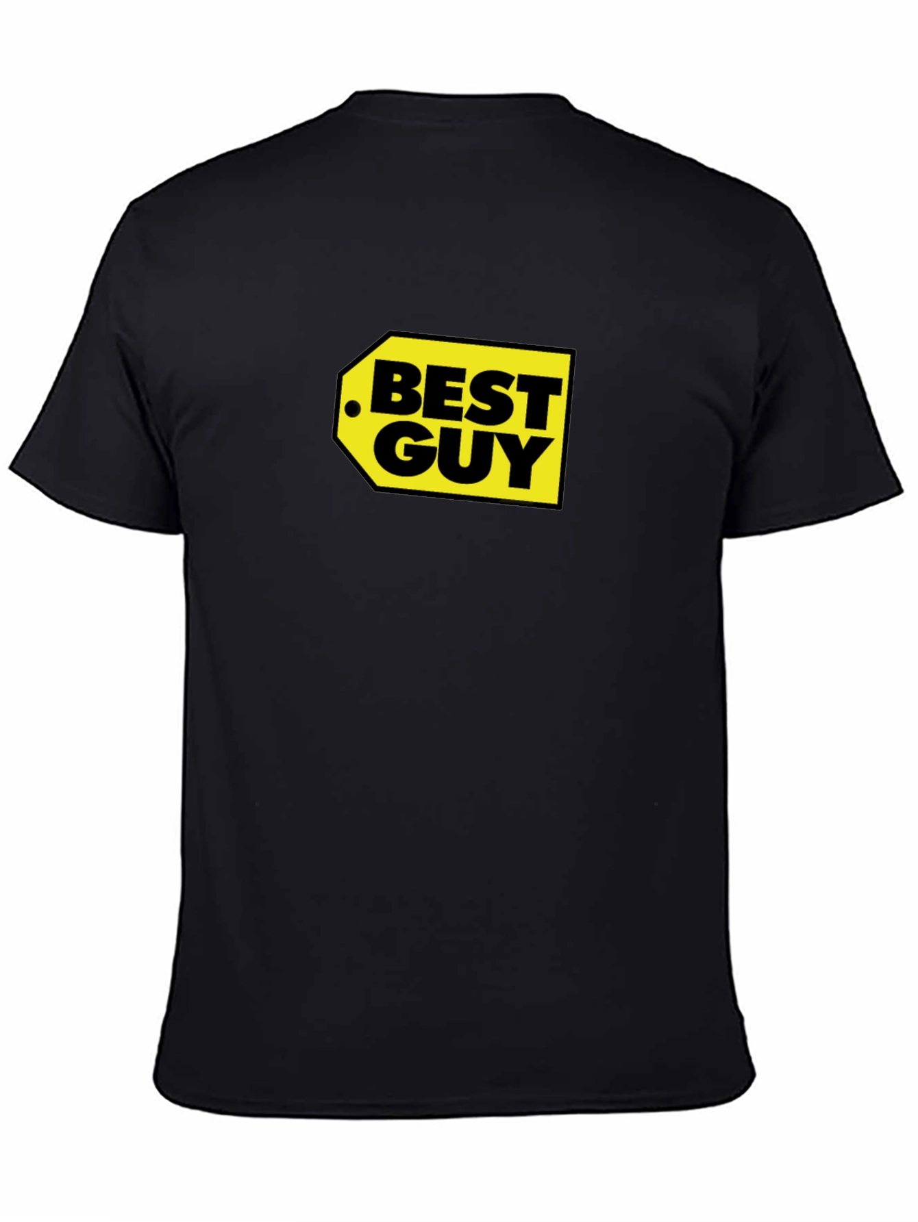 Best Guy Graphic Tee - Black Crew Neck T-Shirt