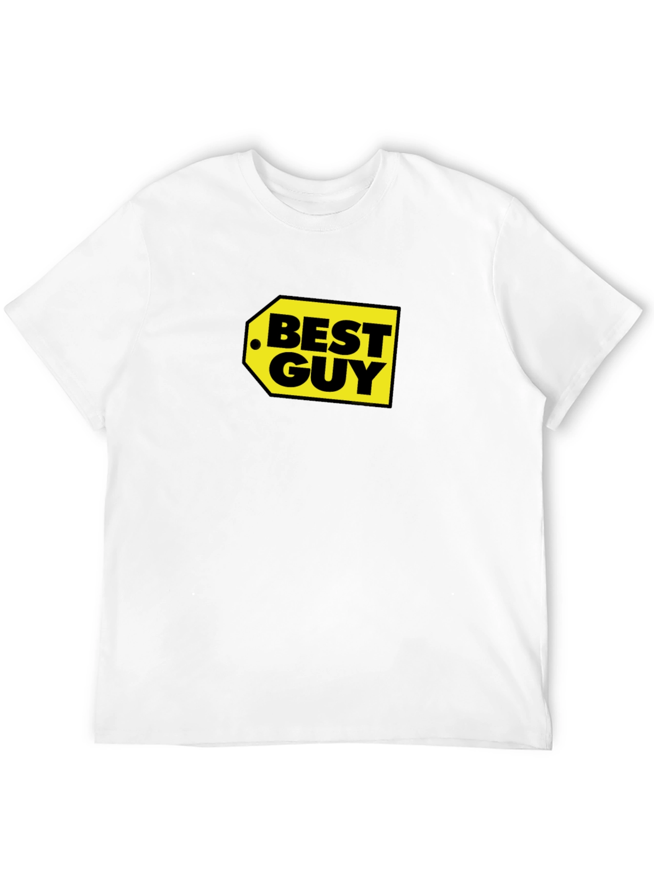 Best Guy Graphic Tee - Black Crew Neck T-Shirt