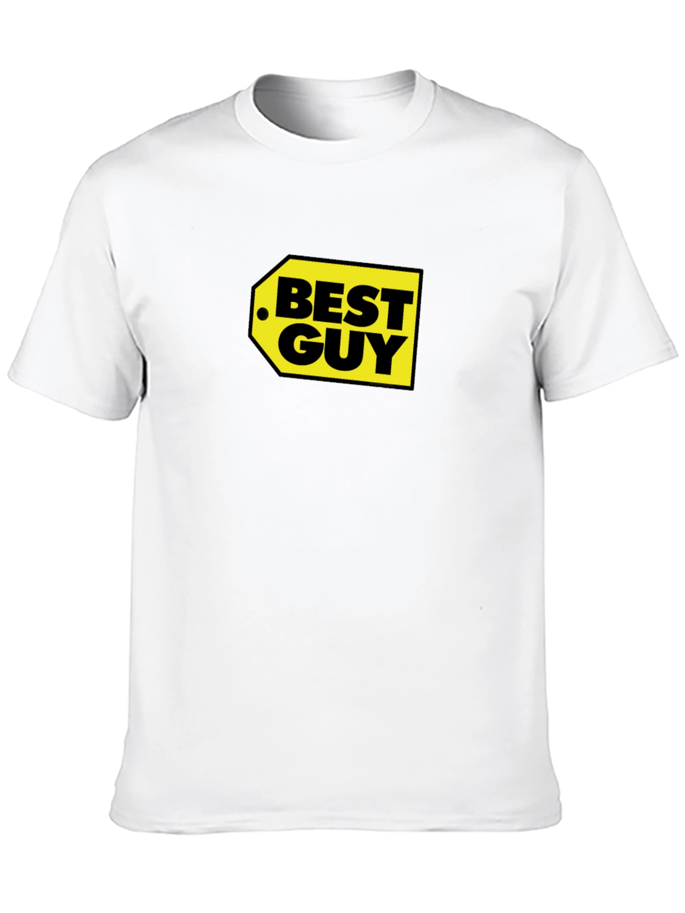 Best Guy Graphic Tee - Black Crew Neck T-Shirt