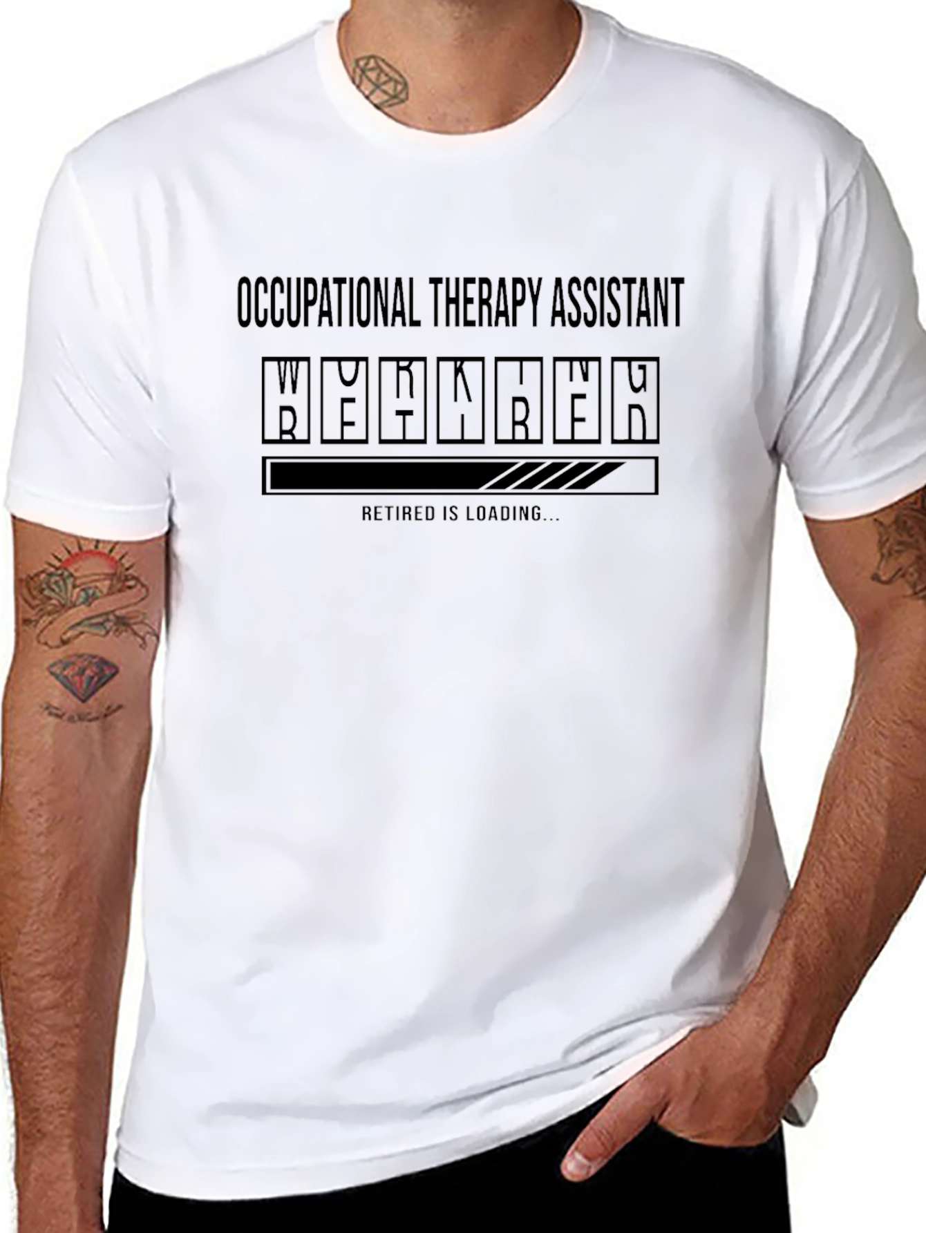 Occupational Therapy Assistant Retirement Loading T-Shirt
