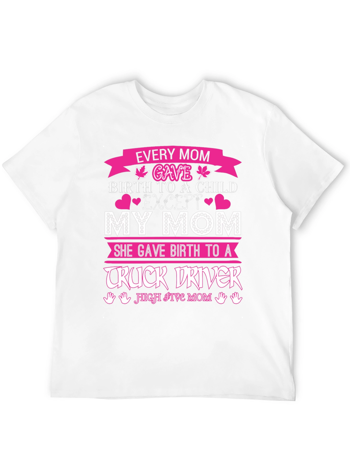 Truck Driver Mom Graphic T-Shirt