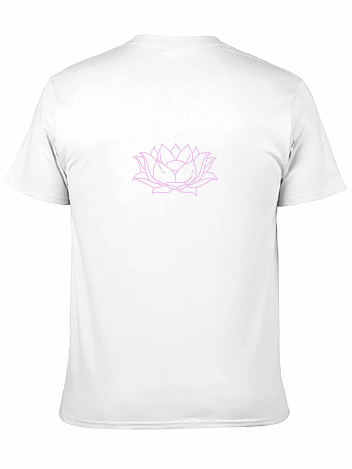 Lotus Flower Graphic Tee - Black