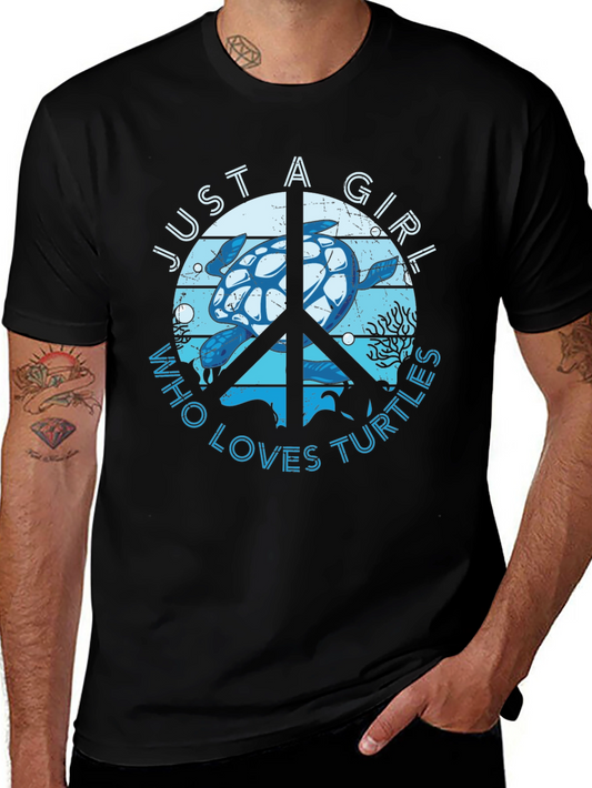 Just A Girl Who Loves Turtles T-Shirt