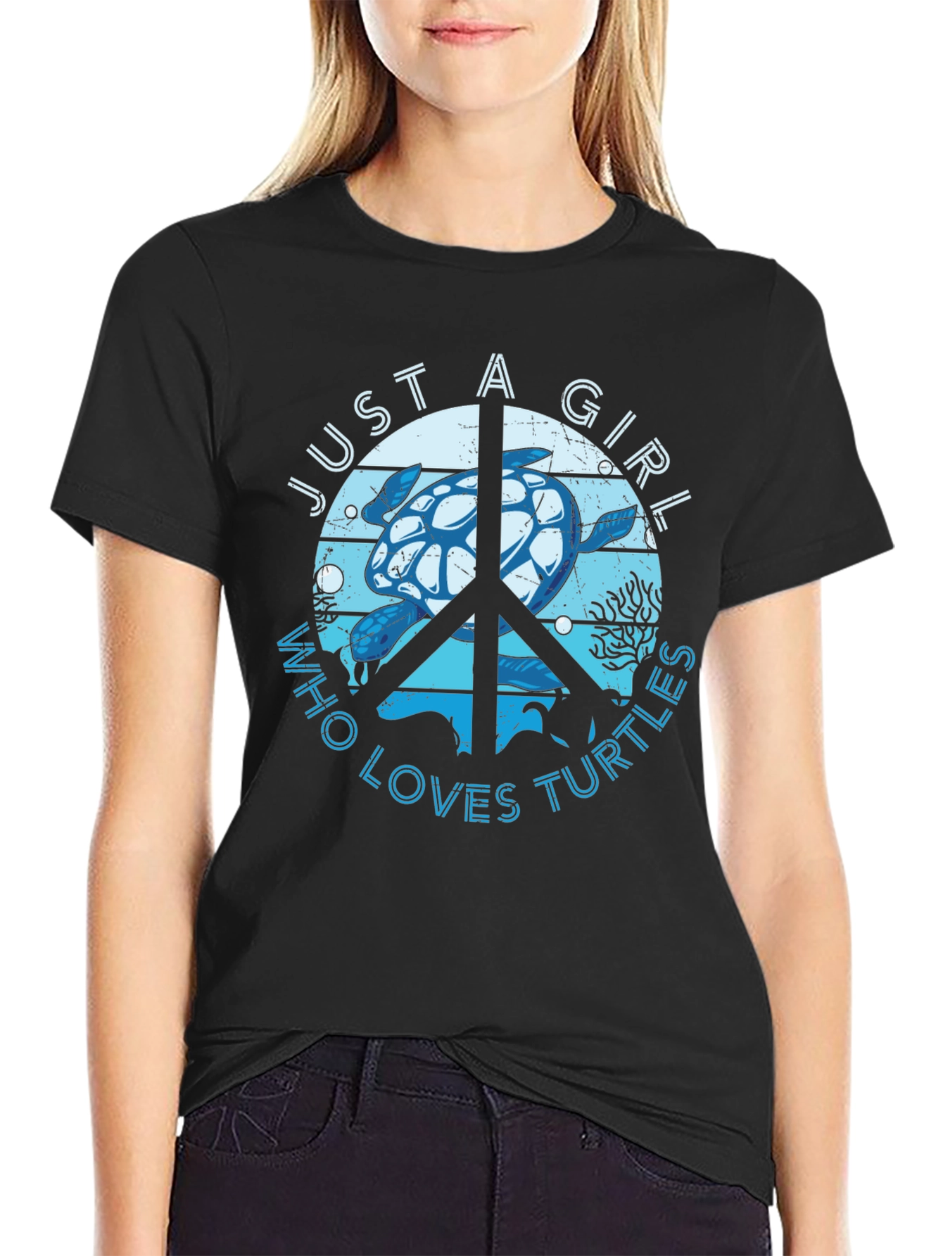Just A Girl Who Loves Turtles T-Shirt