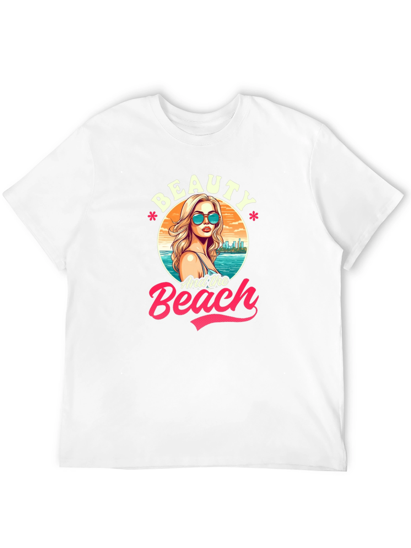 Beauty and the Beach Graphic T-Shirt